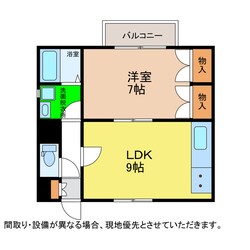 スリーブ２号館の物件間取画像